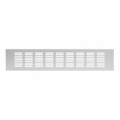 ALUMIN. VENT. GRILLE, 80X400MM, SILVER