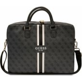 PU 4G Printed Stripes Computer Bag 15/ 16" Black