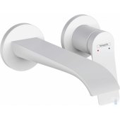 2 hole basin mixer for concealed installation Vivenis Matt White