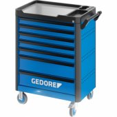 Gedore tool trolley workster highline (blue/ black, incl. 147 tools)