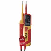 Wiha Voltage and continuity tester 45216, measuring device (red/ yellow