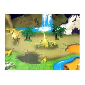 Mat With Dinosaurs Educational Carpet