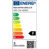 3W G45 E14 4000k