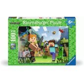 Ravensburger children®s puzzle Minecraft - Steve and Alex (100 pieces)