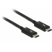 _958126 Delock Thunderbolt 3 laidas M/ M | 1,5m Juodas
