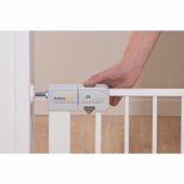 Automatiškai užsidarantys apsauginiai varteliai, balti, 73 - 80 cm