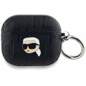 KLA3PGKIPK Monogram Karl Head Apple AirPods 3 Black
