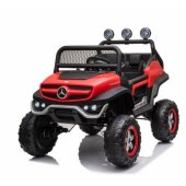 Electric Ride On Mercedes Unimog S Red color