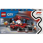 F1® Pit Stop & Pit Crew with Ferrari Car 60443