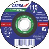 Dedra diskas 115x6.0x22.2 mm akmeniui šlifuoti - F1361