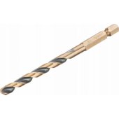 _3697870 DeWalt grąžtas 6,0 mm, juodas ir auksinis, šešiakampis