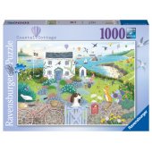 Ravensburger dėlionė – Trobelė pakrantėje, 1000 detalių