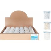 Craft with Fun CF OZDOBA DEK SZNUREK 10M BIEL SZPUL 24/ 576