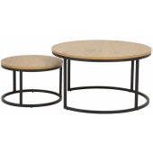 Spiro Set D50xH33cm / D80xH45cm Oak