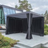 Side walls MIRADOR 3x4m Black 4pcs