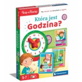 Edukacinis žaidimas dėlionė: Kiek dabar valandų? Žaisk ir mokykis pažinti laikrodį lenkų kalba