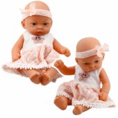 Baby Doll Pink Lace Dress with Star Headband
