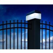 GreenBlue Lampa solarna LED na słupek GreenBlue, 100x100mm, daszek kop