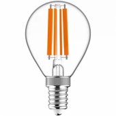 E14, G45, 6.5W, 806lm, 2700K, filament