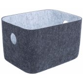 Lido Felt 20x15,5xH12cm Dark Grey