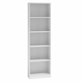 Topeshop knygų ir segtuvų lentyna, 40 cm, balta (R40 BIEL)