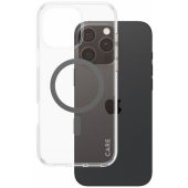 Urban Combat dėklas, skaidrus, su juodu MagSafe, iPhone 16 Pro Max