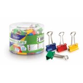 Binder Clips 19mm Colored 40pcs