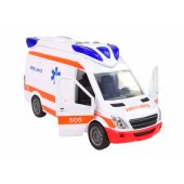 Interaktyvus greitosios pagalbos automobilis + neštuvai, šviesos ir garso efektai! Atidaromas