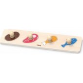 Viga Viga 44533 First puzzles with handles - food