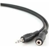 3,5 mm stereo garso prailginimo kabelis 1.5m juodas CCA-423