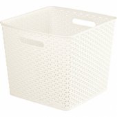 Basket My Style Cream 25L 33x33x28cm