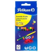 Pelikan dvipusiai spalvoti pieštukai, 12 vnt. - 255836