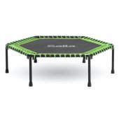 Salta Fitness trampoline, fitness device (black/ green, hexagonal, 140