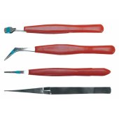 Top Tools Tweezers 115mm 4pcs. 32D423