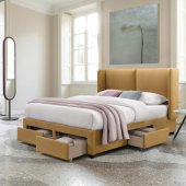 SUGI with mattress HARMONY DELUX 160x200cm Yellow
