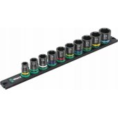 Wera 9607 Nut magnetic strip B Impaktor 1 socket wrench set 3/ 8 (black