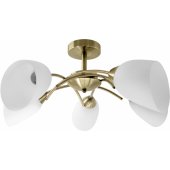 Classic ceiling chandelier pendant lamp Activejet NIKITA Patina 5xE27