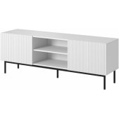 PAFOS Black Steel Frame 150x40x60cm White Matt
