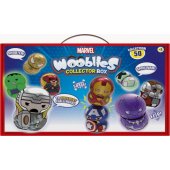 Tm Toys Marvel Wooblies figurine - collector box + 4 figurines