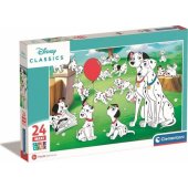 Clementoni CLE puzzle 24 maxi SuperColor Disney Animals 24245