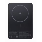 Super Slim magnetinis išorinis akumuliatorius 5000 juodas