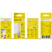 LED lemputė su reguliuojamu šviesos srautu, E27, S14, 1W, 100lm, 3000K