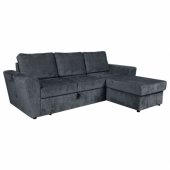 Kampinė sofa-lova INGMAR antracito