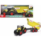 Dickie CLAAS FARM traktorius su priekaba, 64 cm DICKIE