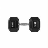 HMS hantelis Hex Pro gumuotas 1 x 30 kg