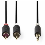 CABW22200AT05 3,5 mm į 2xRCA 0.5 m