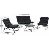 Samba Set Dark Grey 78343