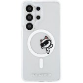 IML Choupette Peekaboo logotipas magnetinis dėklas Galaxy S26 Ultra, skaidrus