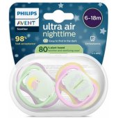 SCF376/ 29 Ultra Air Night 6–18 mėn. 2 vnt.