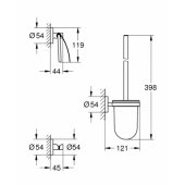 Grohe Essentials 3-in-1 Chrome Bathroom Set (40407001)